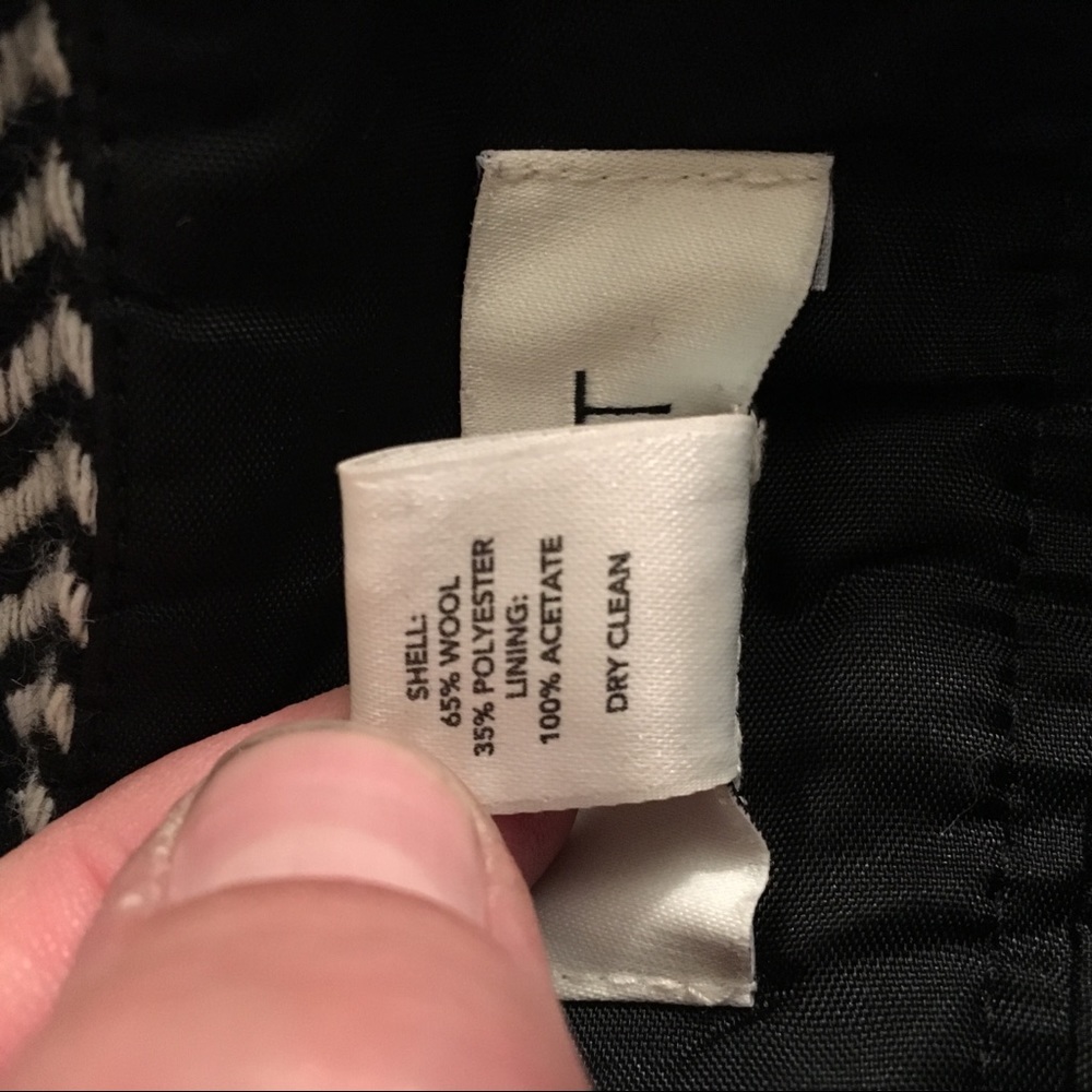LOFT Herringbone Wool Career Skirt - Picture 5 of 5